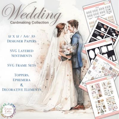 Wedding Collection with SVGs by Sharon Callis