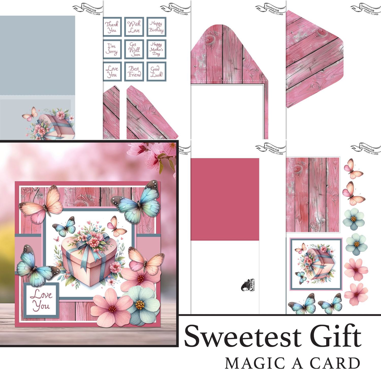 Sweetest Gift 'Magic A Card' Individual Digital Card Kit
