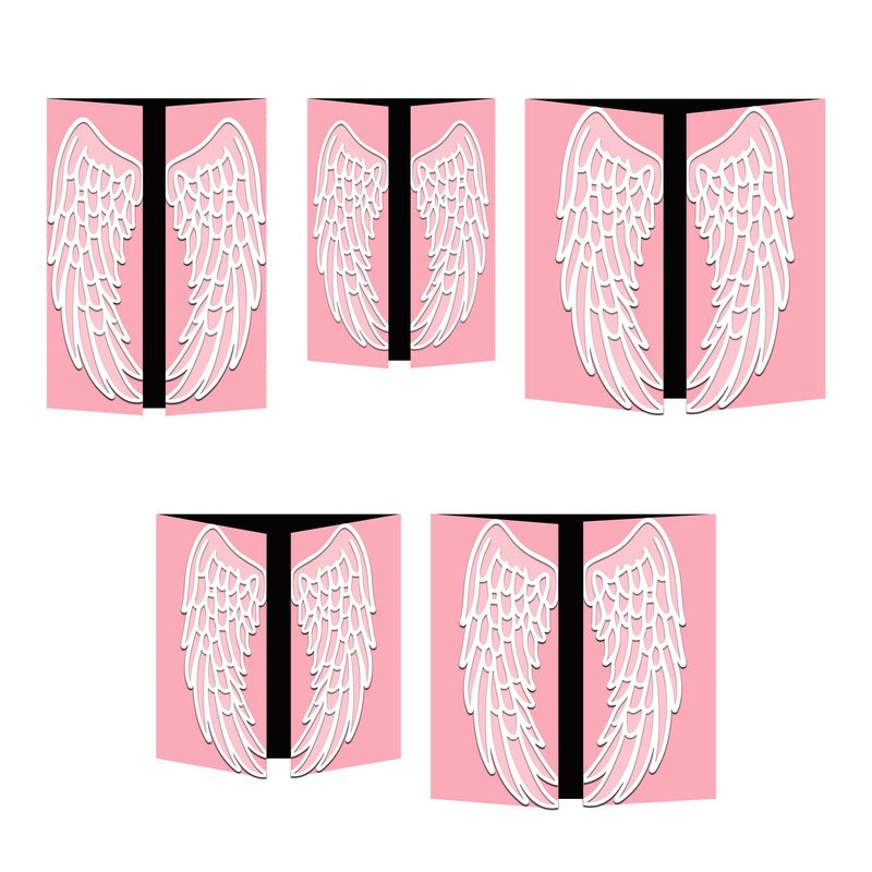 Angel Gatefold Cards SVGs Files