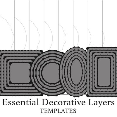 Paper Charms Essential Decorative Layers PDF & SVG Templates