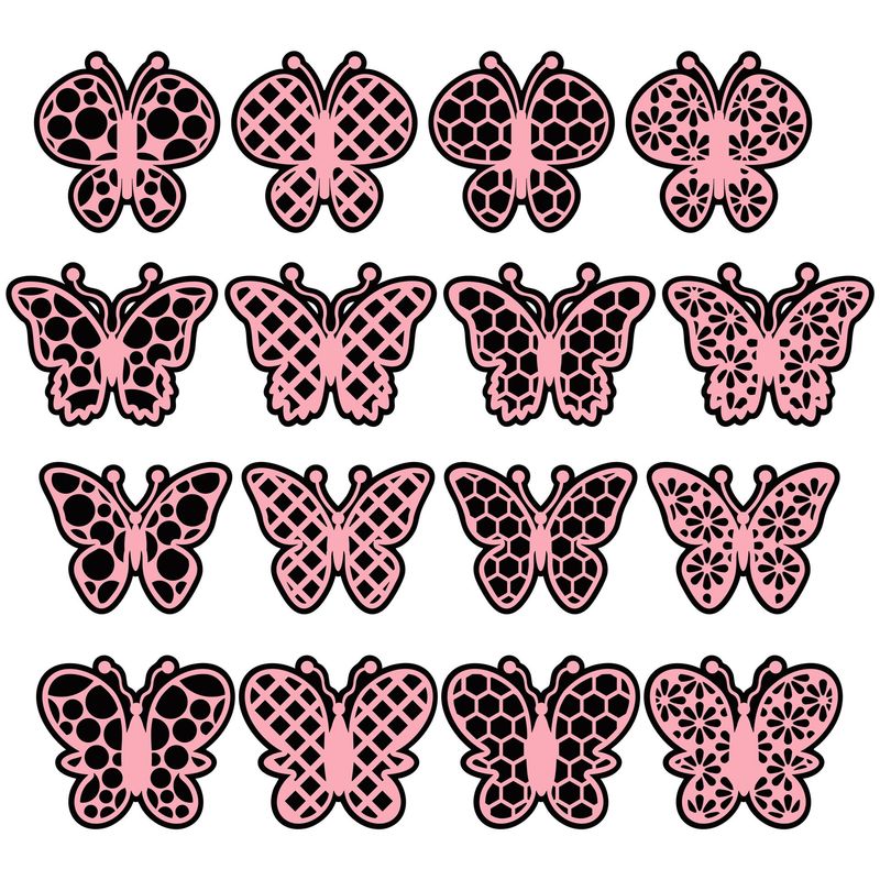 Quirky Butterflies SVG Cutting Files