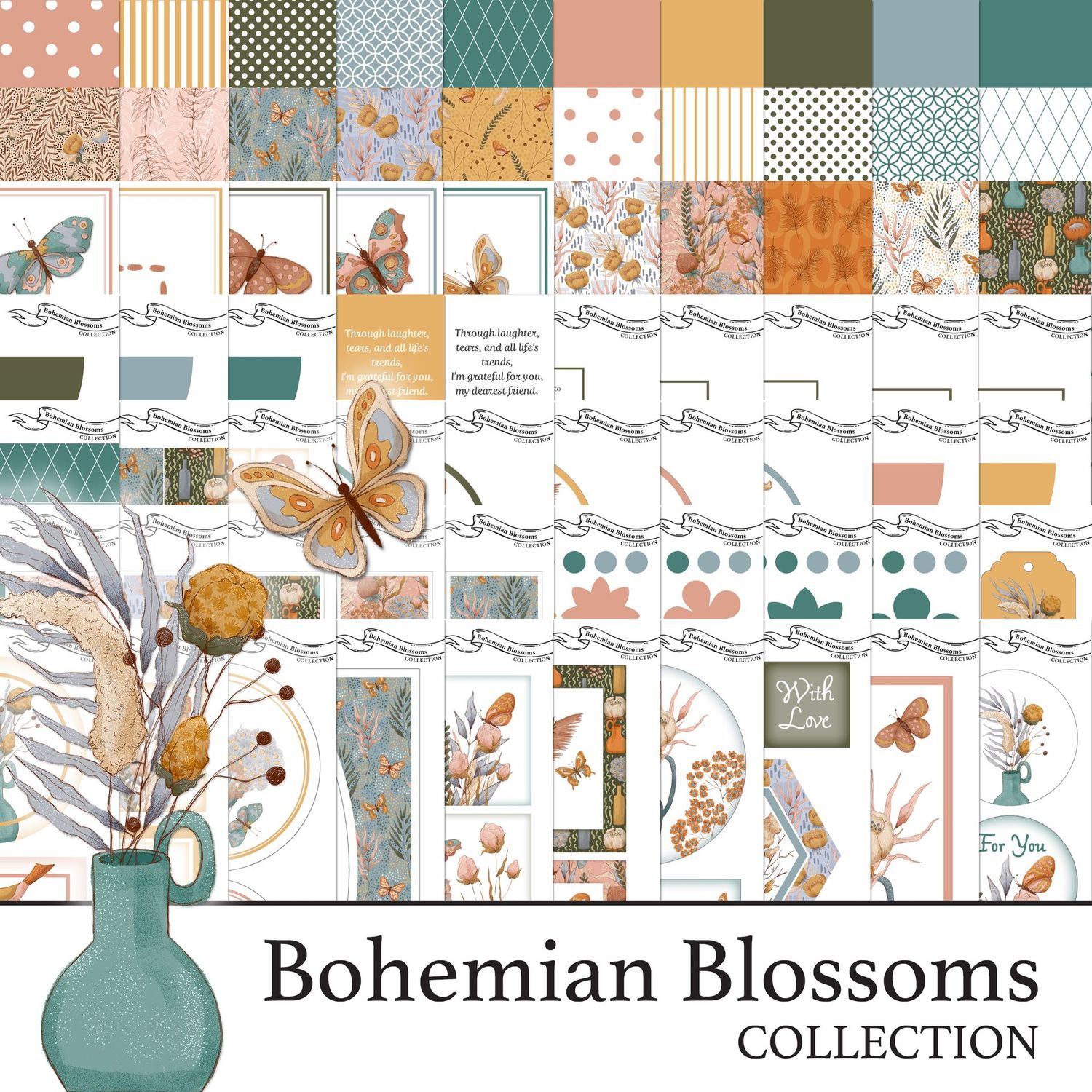 The Magical Bohemian Blossoms Digital Collection