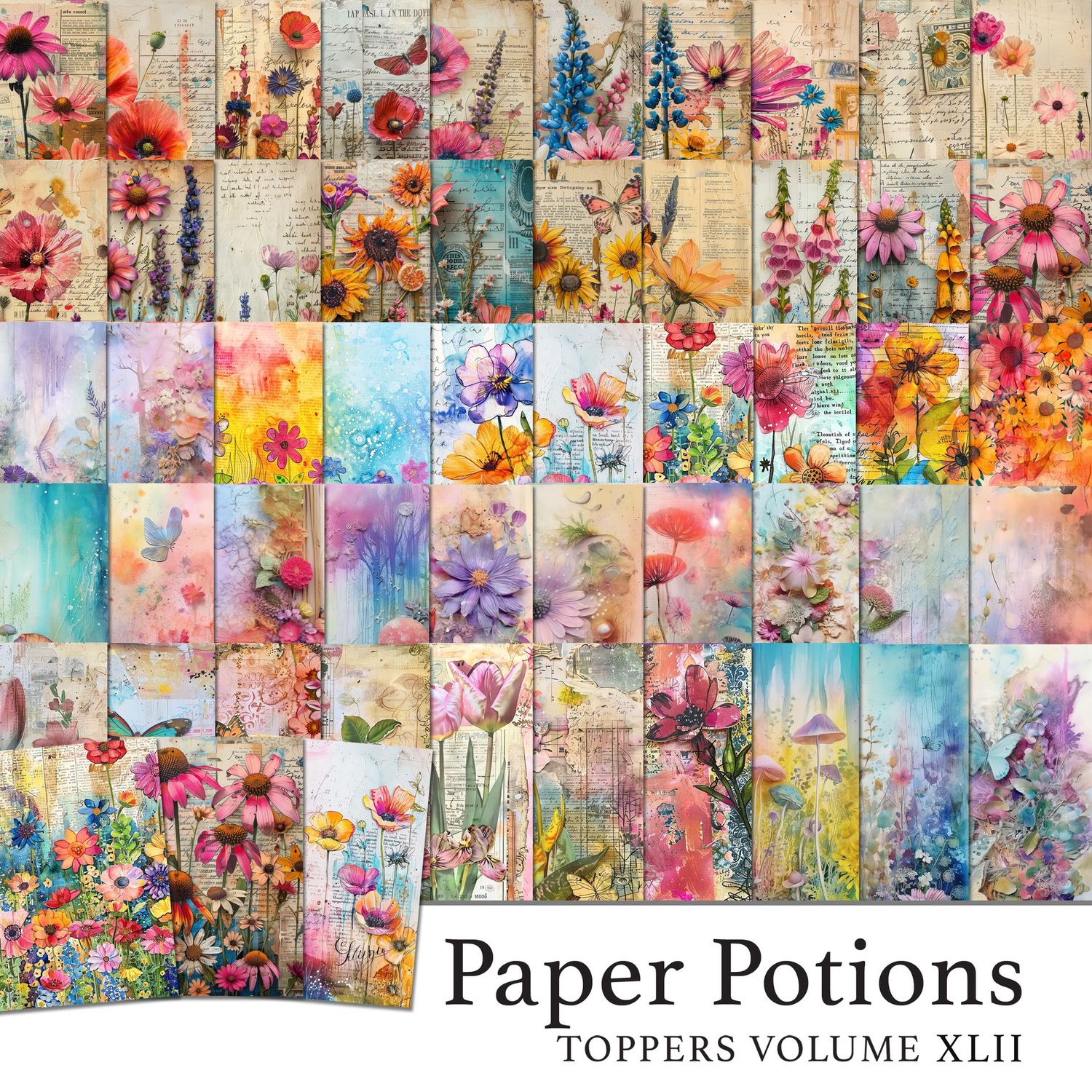 Paper Potions  - 100 Toppers Vol XLII Digital Kit