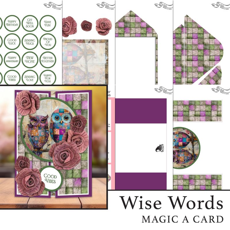 Wise Words 'Magic A Card' Individual Digital Card Kit