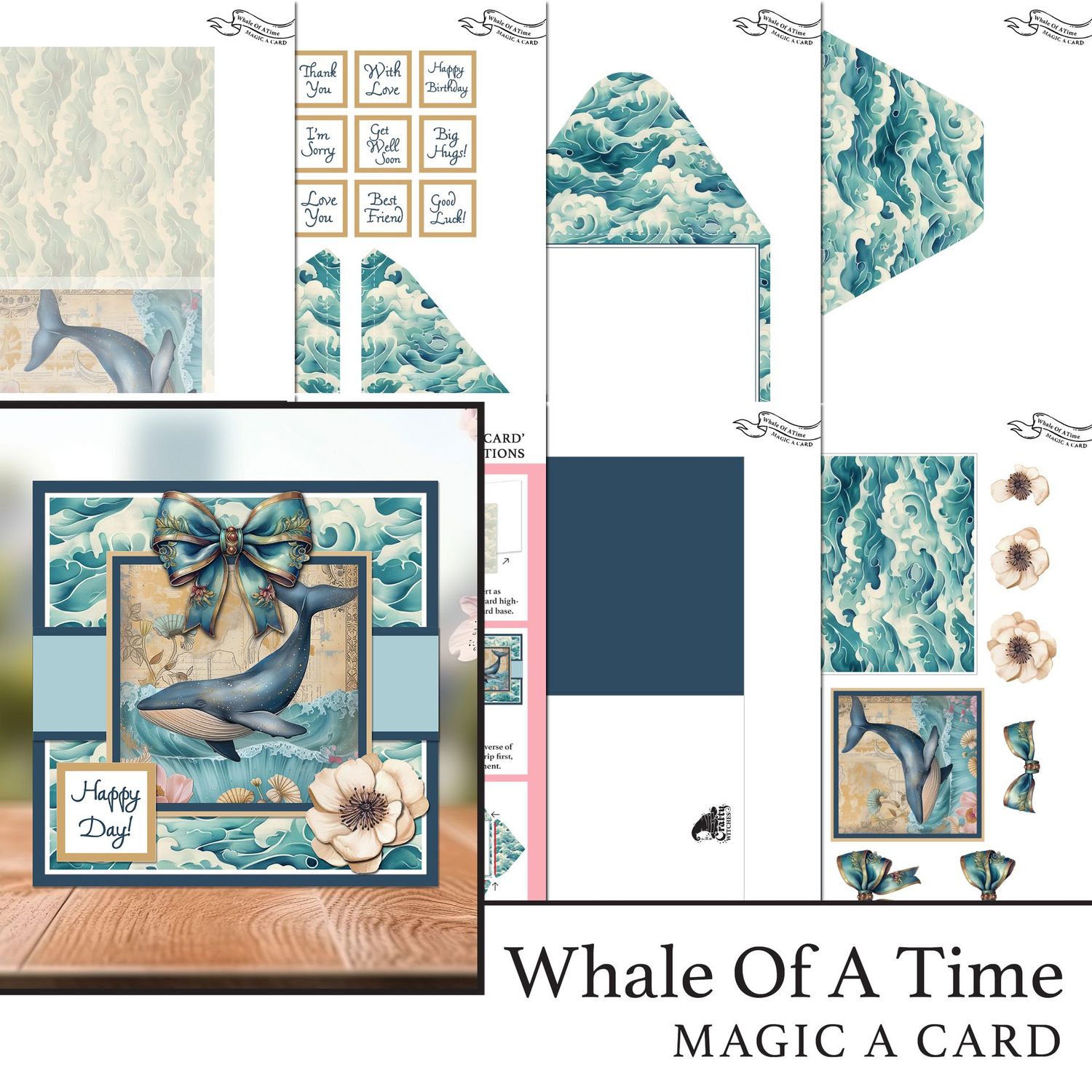 Whale Of A Time 'Magic A Card' Individual Digital Card Kit