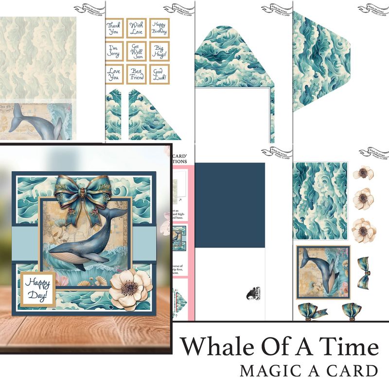 Whale Of A Time 'Magic A Card' Individual Digital Card Kit