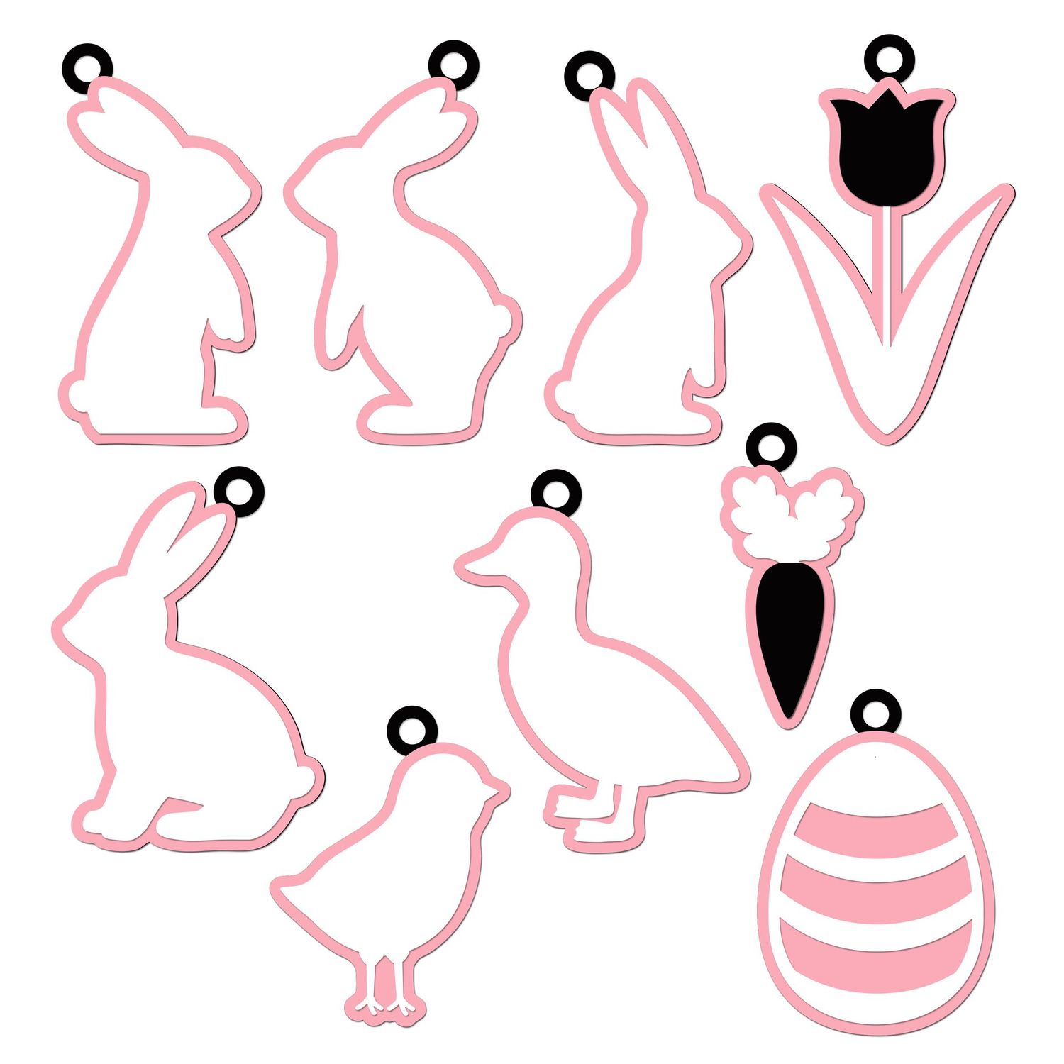 Decorative Easter Tags SVGs Files