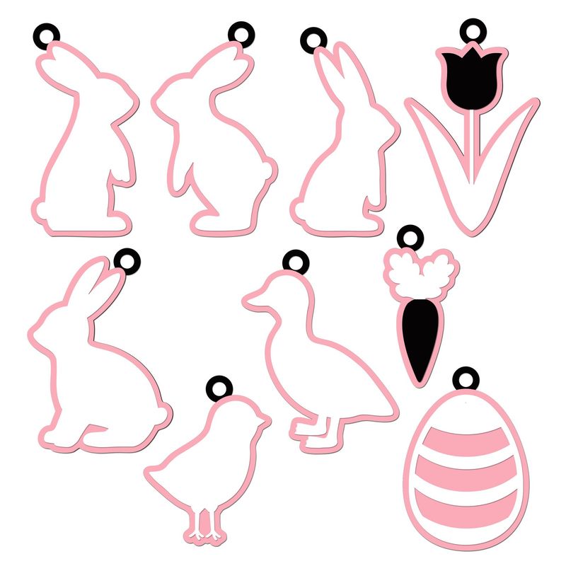 Decorative Easter Tags SVGs Files