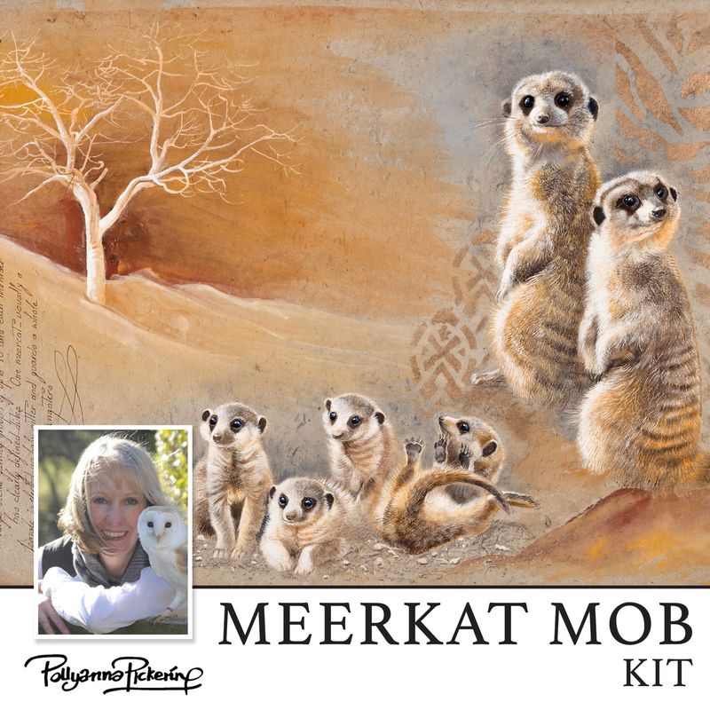 Pollyanna Pickering's Meerkat Mob Digital Kit