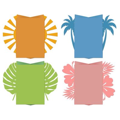 Summer Gatefold Reveal Cards Vol IV SVG Files