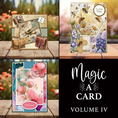 'Magic A Card' Volume IV - Bee Cool, Bygone Times & Sweet Blooms Individual Digital Card Kit