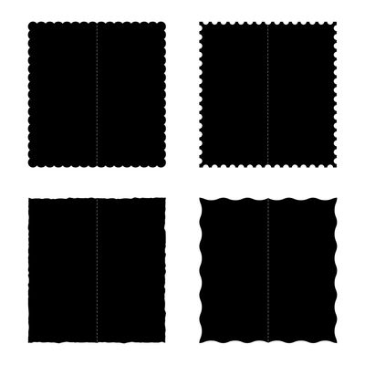 Fancy Edged Cards SVG Cutting Files