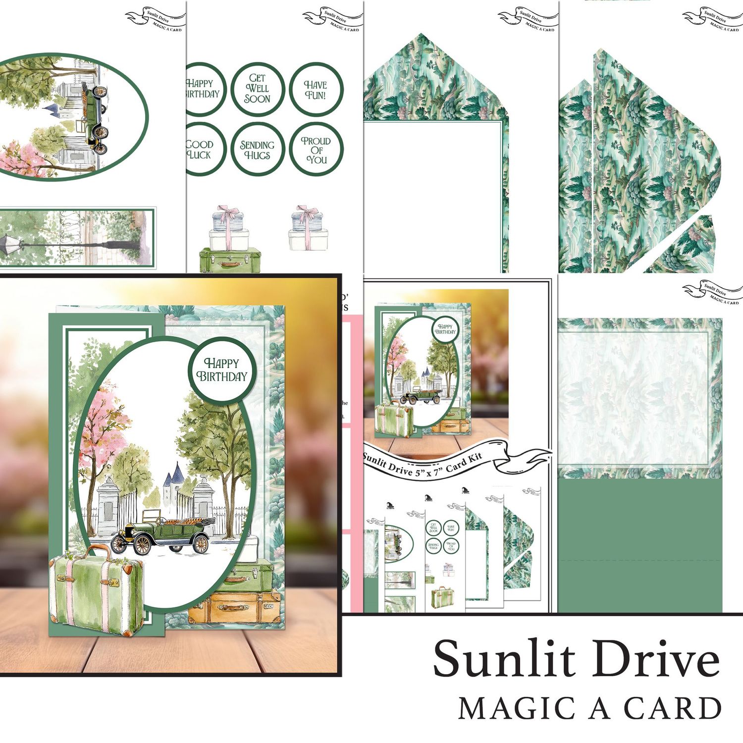 Sunlit Drive 'Magic A Card' Individual Digital Card Kit