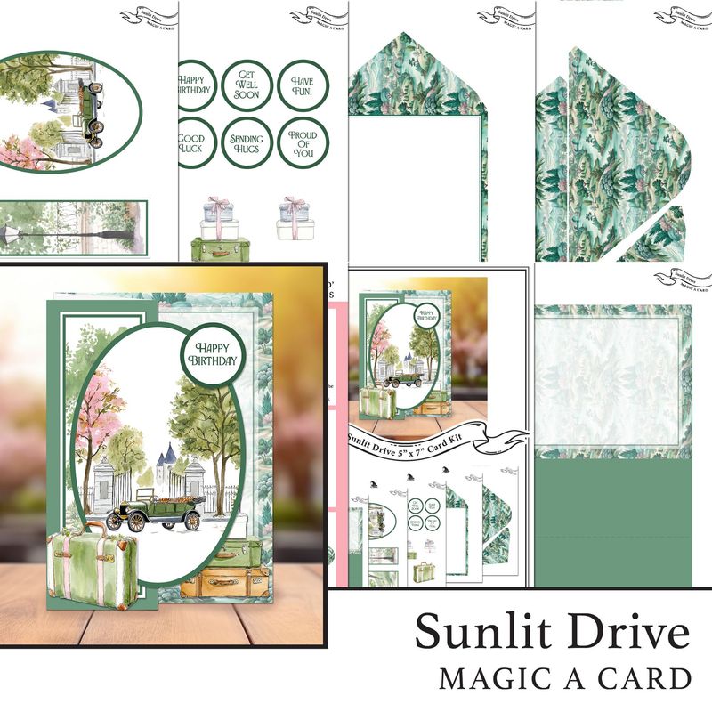 Sunlit Drive 'Magic A Card' Individual Digital Card Kit