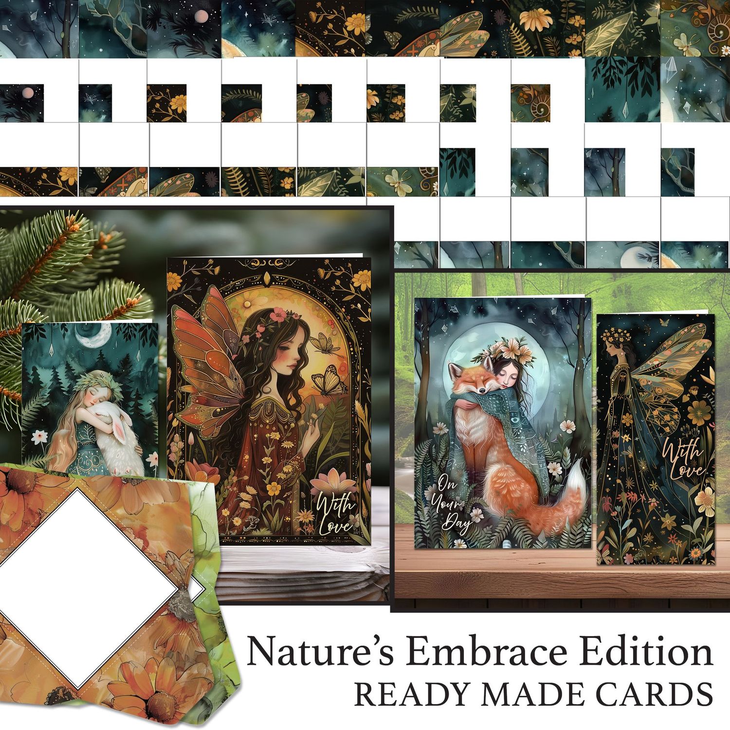 Nature's Embrace Edition Ready Made Cards Digital Kit