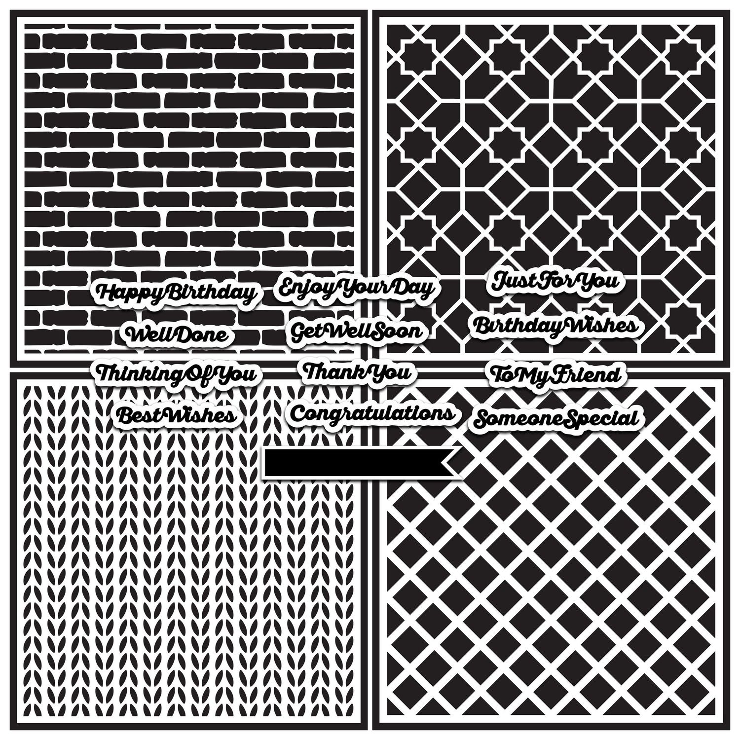 Simply Spellbinding Backgrounds SVG Files Collection