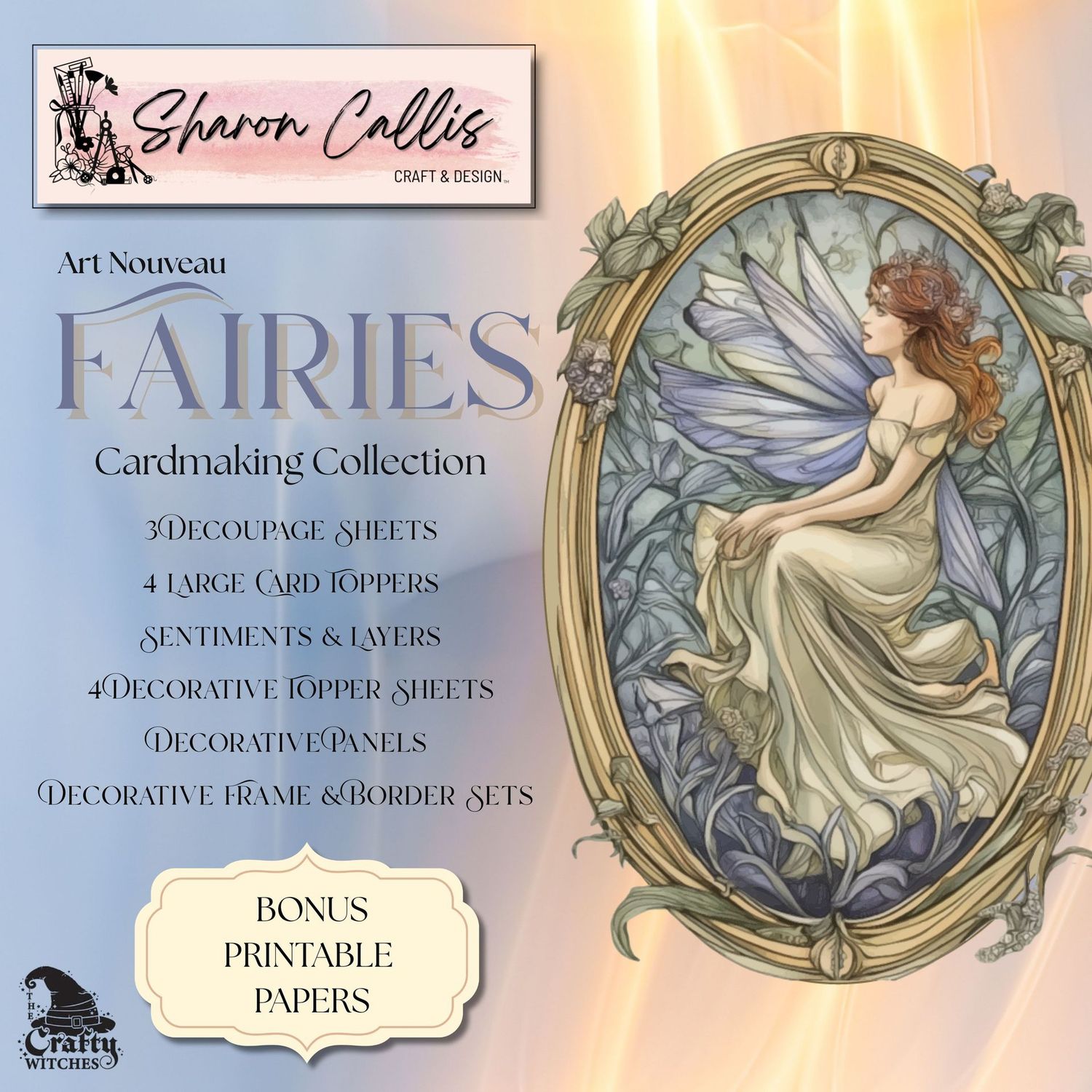 Art Nouveau Fairies Collection by Sharon Callis