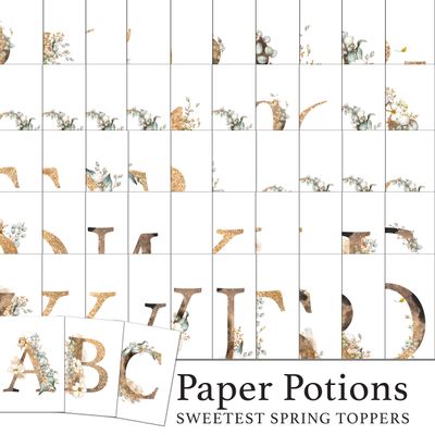 Paper Potions  - Sweetest Spring Toppers Digital Kit