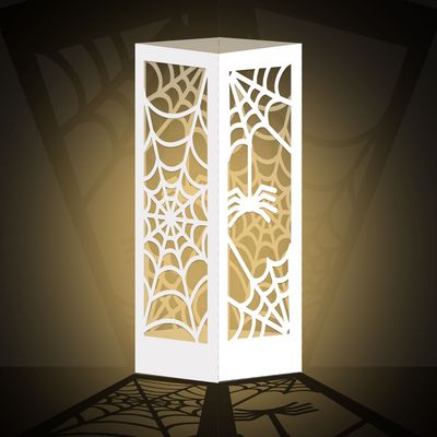 Spider Web Lantern SVG Files