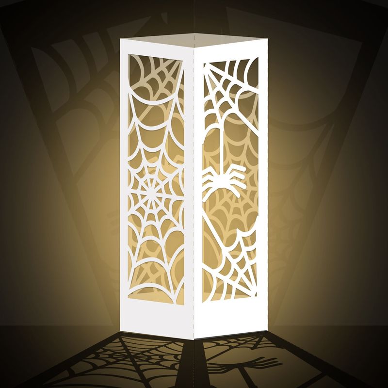 Spider Web Lantern SVG Files