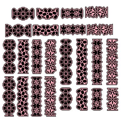 Floral Borders SVG Cutting Files