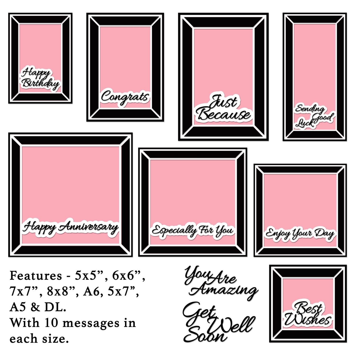 Fantastical Frames SVG Cutting Files