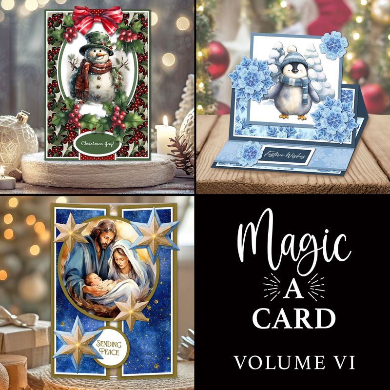 'Magic A Card' Volume VI - Joy To The World, Penguin Shuffle & Snow Much Fun Individual Digital Card Kit