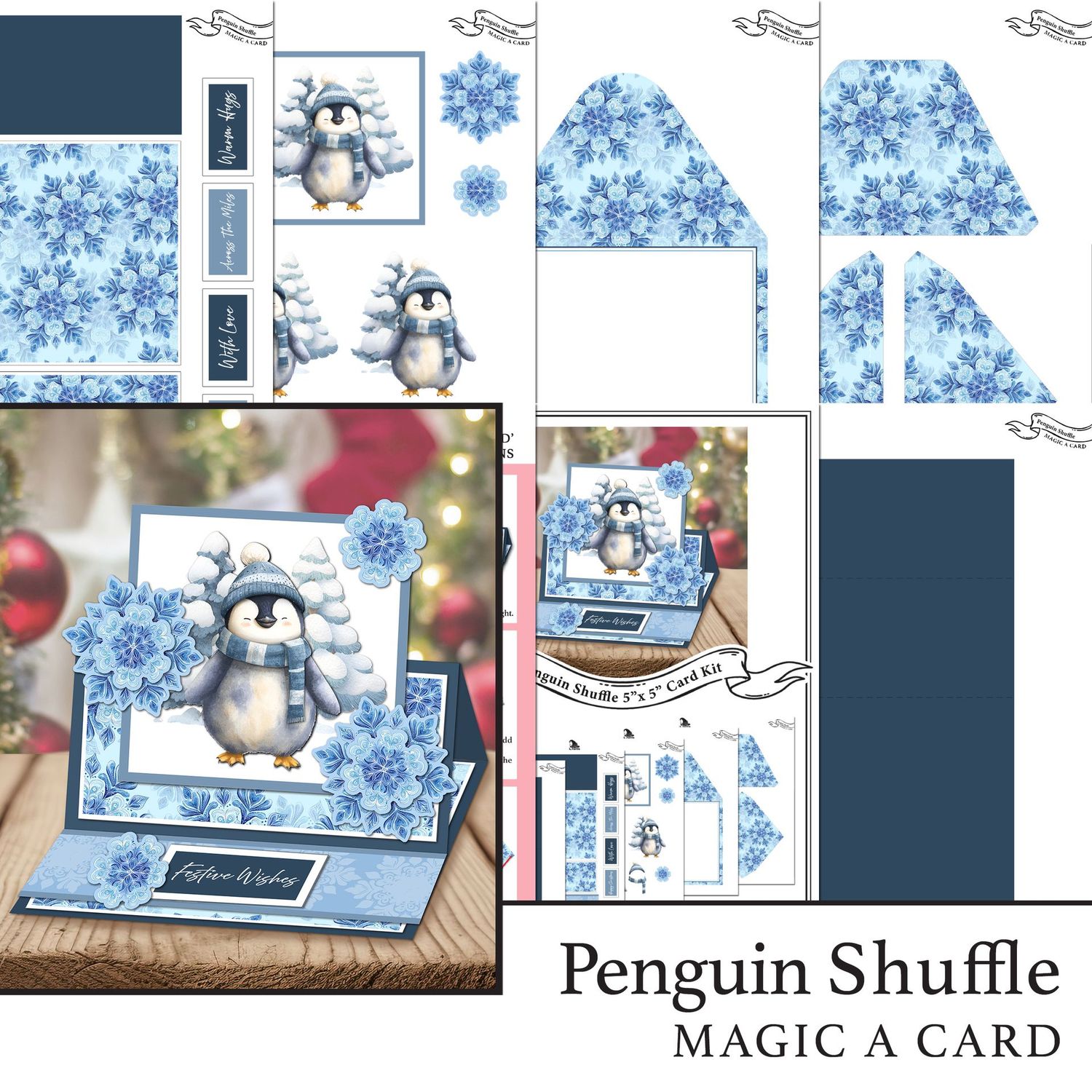 Penguin Shuffle 'Magic A Card' Individual Digital Card Kit
