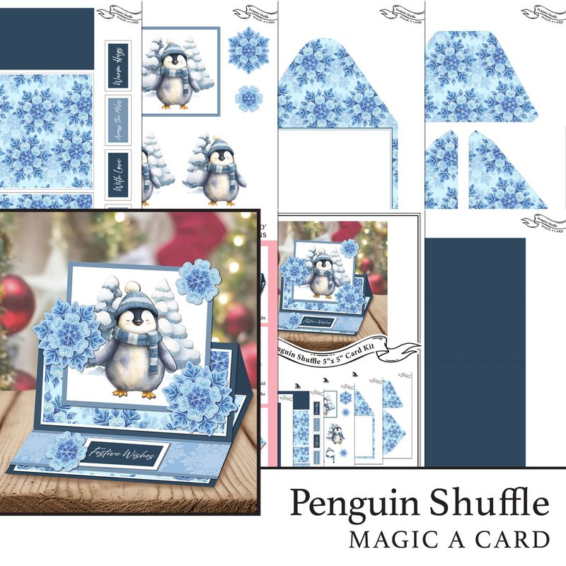 Penguin Shuffle 'Magic A Card' Individual Digital Card Kit