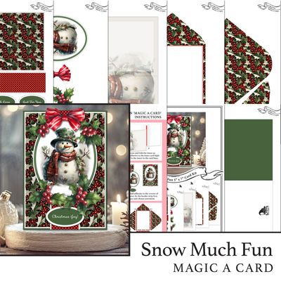Snow Much Fun 'Magic A Card' Individual Digital Card Kit