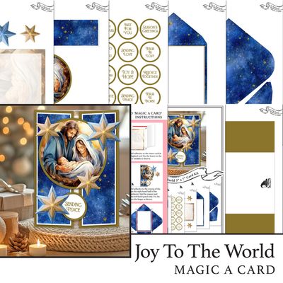 Joy To The World 'Magic A Card' Individual Digital Card Kit