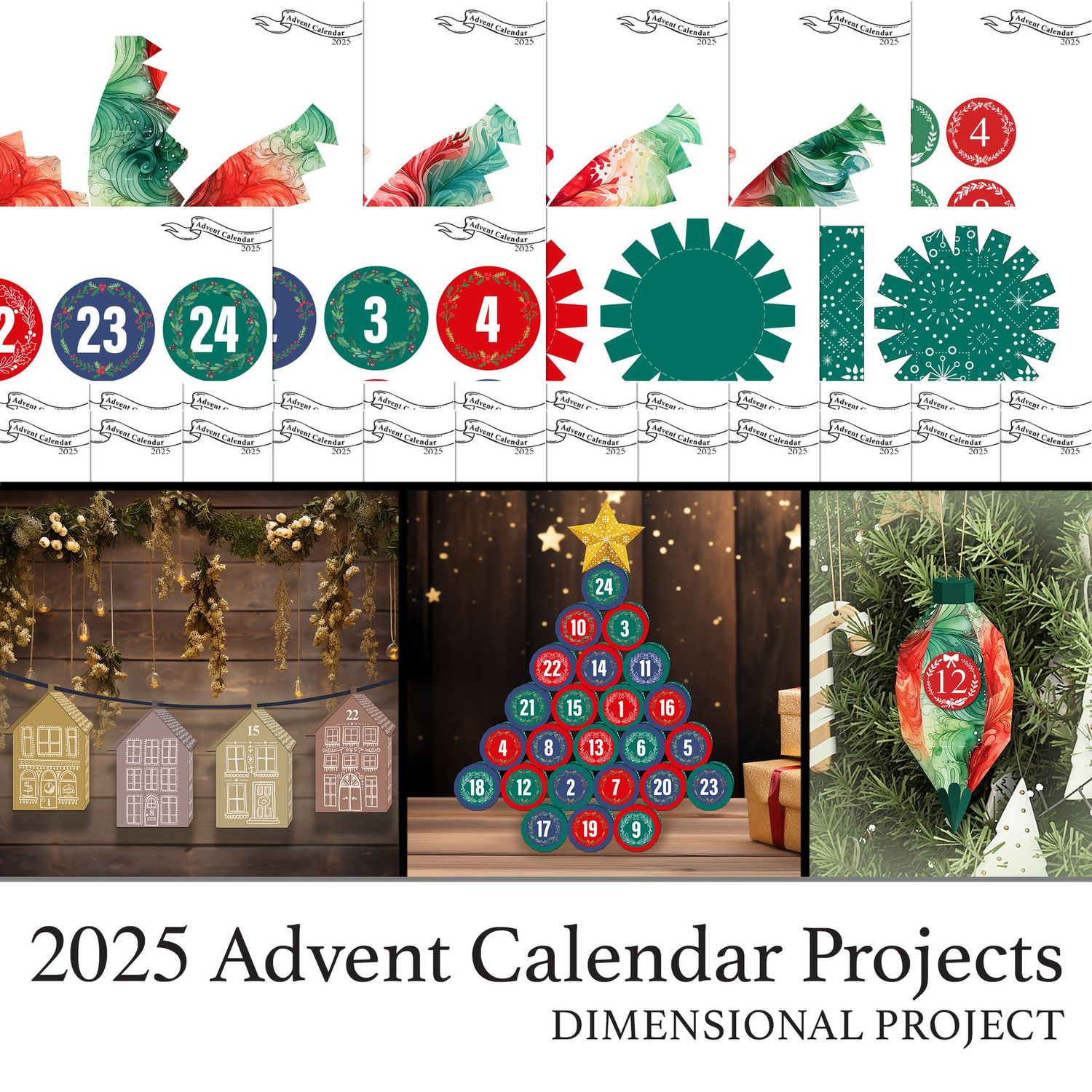 2025 Advent Calendar Projects Digital Kit