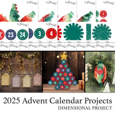 2025 Advent Calendar Projects Digital Kit