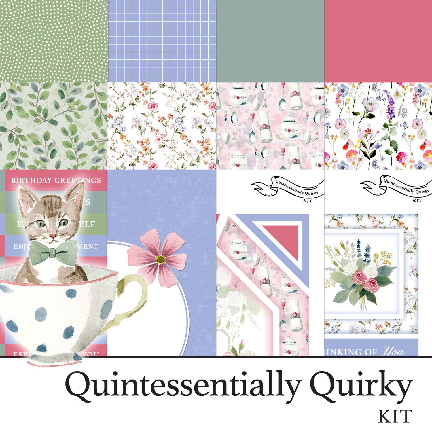 Quintessentially Quirky Digital Kit