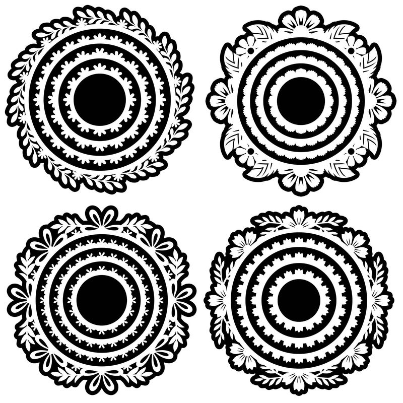 Blossom Doily SVG Cutting Files