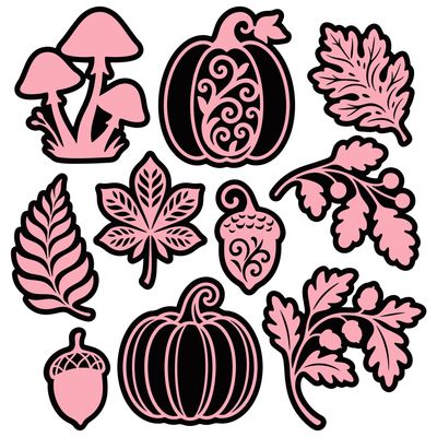 Autumn's Bounty Silhouettes SVGs Files Autumn's Bounty Silhouettes SVGs Files