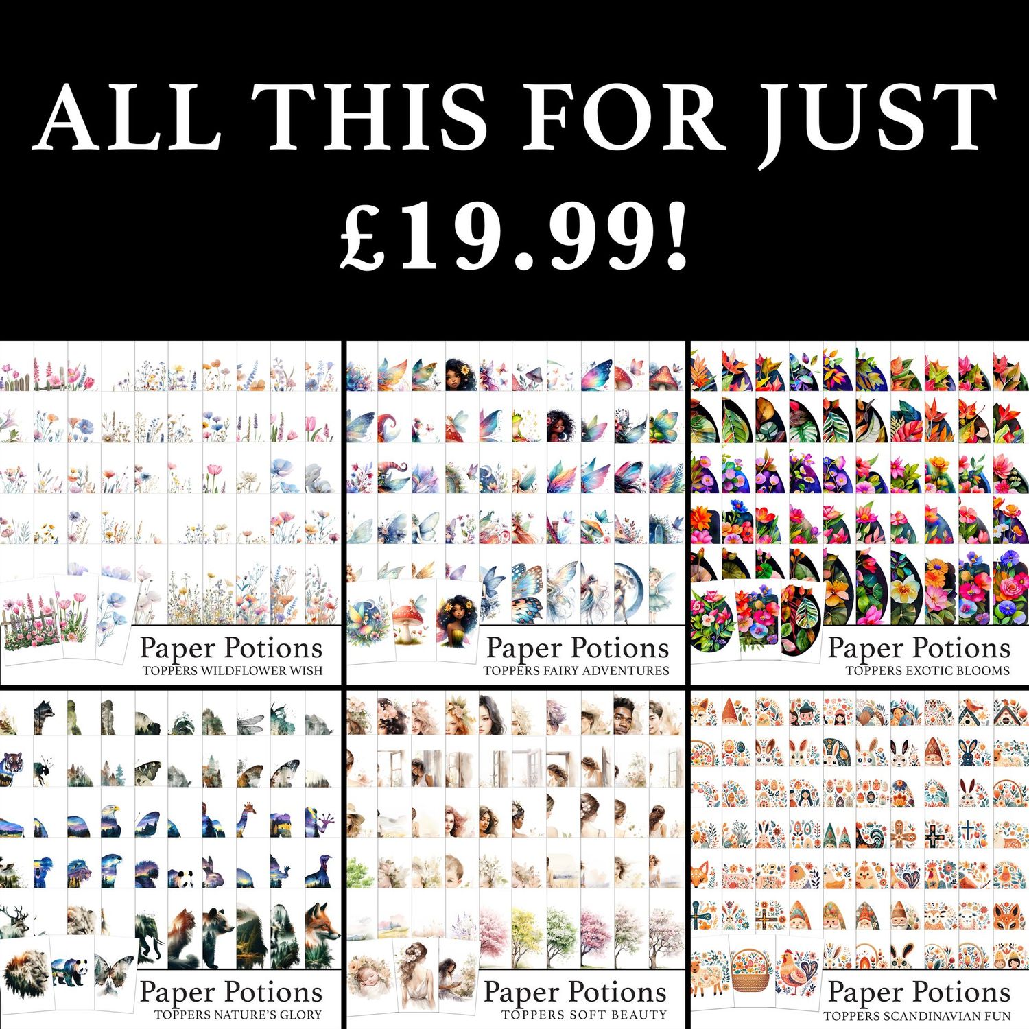 Paper Potions  - Wednesday Wonder Bundle Paper Potions  - Wednesday Wonder Bundle