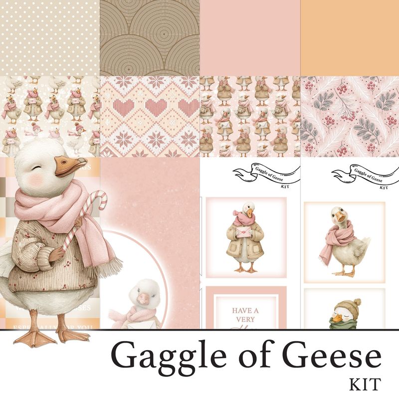 Gaggle of Geese Digital Kit