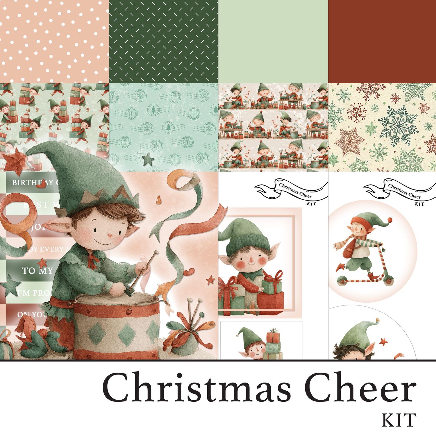 Christmas Cheer Digital Kit Christmas Cheer Digital Kit