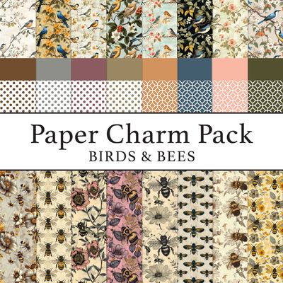 Paper Charms Pack Birds & Bees Digital Kit Paper Charms Pack Birds & Bees Digital Kit