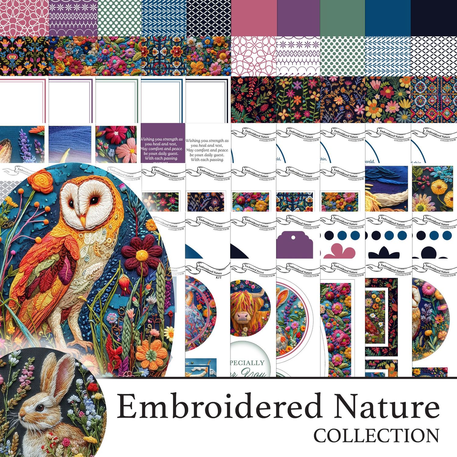 The Magical Embroidered Nature Digital Collection The Magical Embroidered Nature Digital Collection