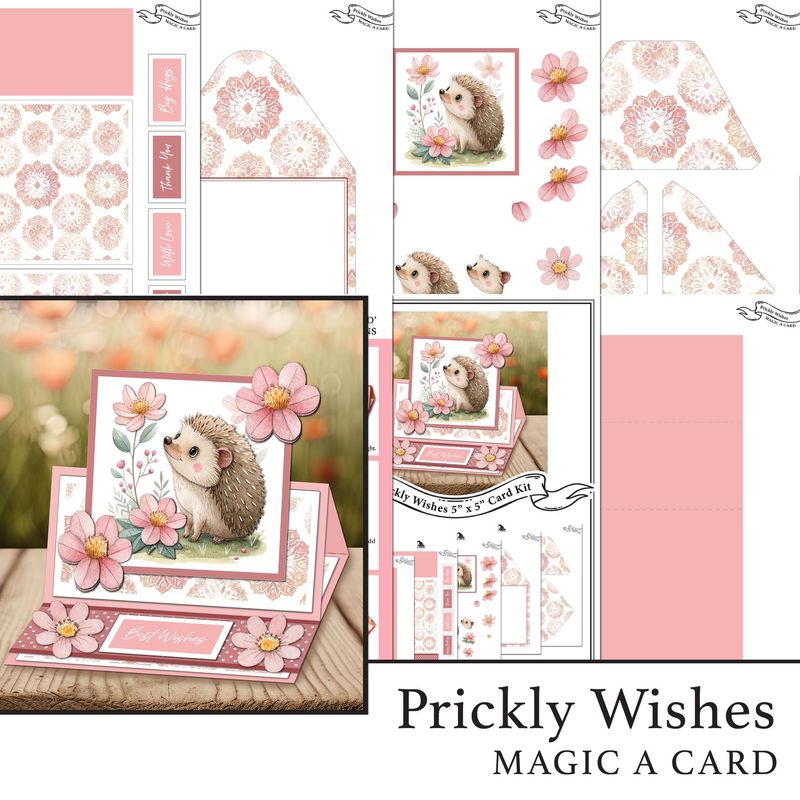 Prickly Wishes 'Magic A Card' Individual Digital Card Kit