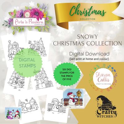 Sharon Callis 'Snowy Christmas' Digital Stamp Files Sharon Callis 'Snowy Christmas' Digital Stamp Files