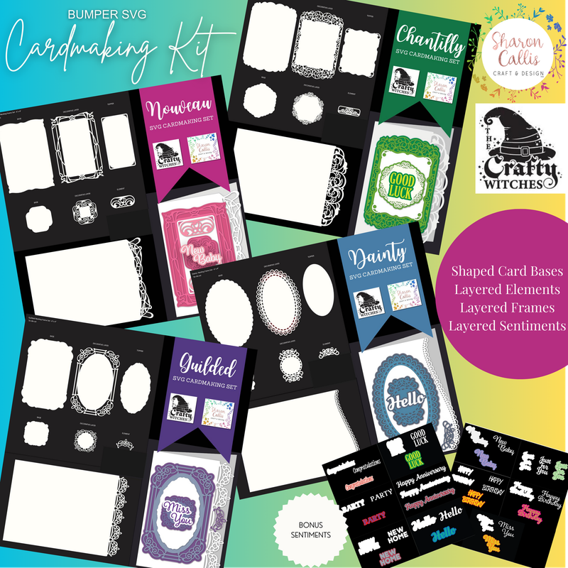 Bumper SVG Cardmaking Kit Vol I by Sharon Callis