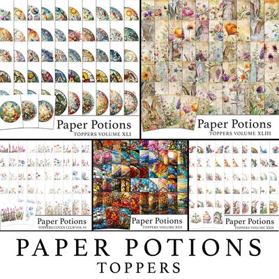 Paper Potions Topper Sets