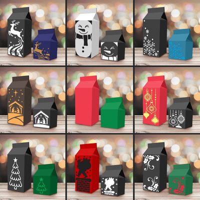 Christmas Boxes & Bags SVG Files