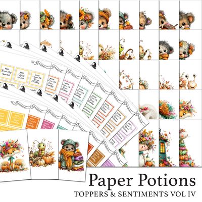 Paper Potions Toppers & Sentiments Digital Collections