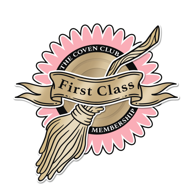 The Coven Club FIRST CLASS Membership -  12 months Subscription Fees