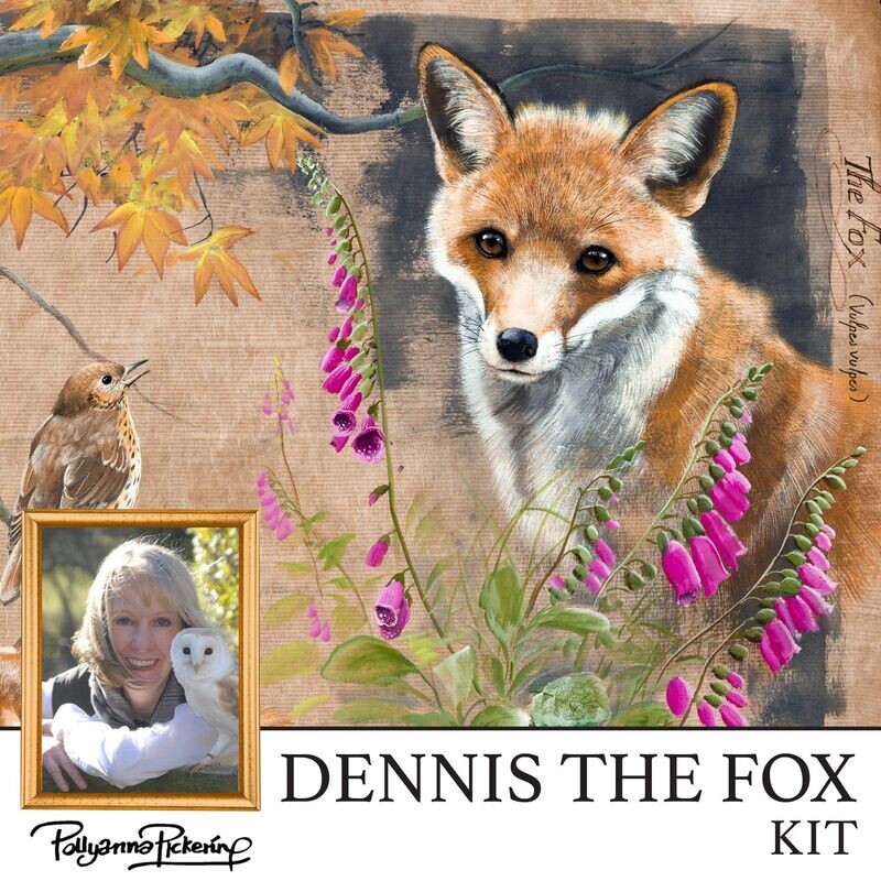Pollyanna Pickering's Dennis the Fox Digital Kit Pollyanna Pickering's Dennis the Fox Digital Kit