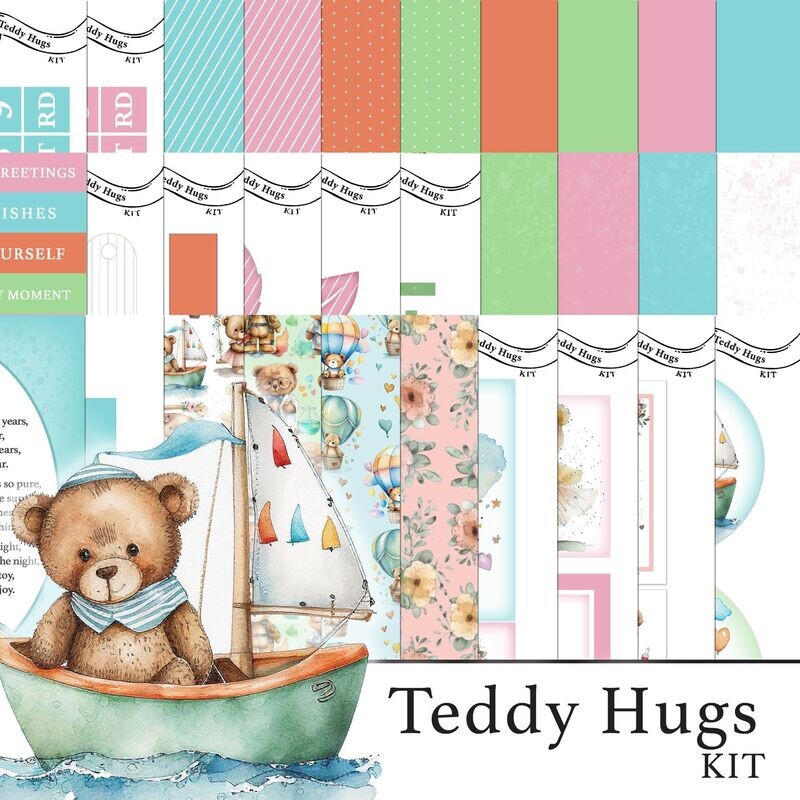 Teddy Hugs Digital Kit